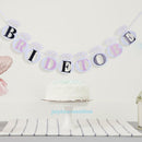 Bride to Be Heart Bunting Banner Garland Bridal Shower Wedding Party Decoration