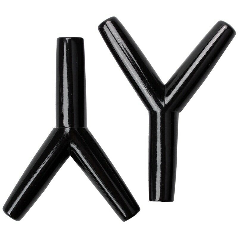 Y-shape Aquarium Tank Hose Coupling 4mm Diameter Air Line Connector 20pcs