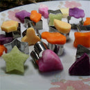 1Set/12Pcs Stainless Steel Cake Cookie Egg Fondant Mould Mold Sugarcraft Cutt 3C