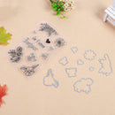 Butterfly Flower Cutting Die Seal DIY Scrapbooking Album Embossing Stencils