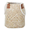 Woven Seagrass Basket Garden Indoor Planter Pot Holder Window Box White S