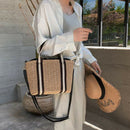 Casual Wild Shoulder Beach Bag Rattan Beach Straw Bag Messenger Bag