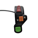 3 in1 Motorcycle Bike ATV Universal 7/8" Switch Horn Turn Signals On/Off Ligh JR