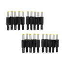 20Piece DC Power Male Plug Welding Adapter Connector 5.5x2.5mm