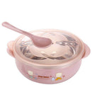 Children Kids Handle Soup Bowl Container Dish Stainless Steel Nonslip With ECM