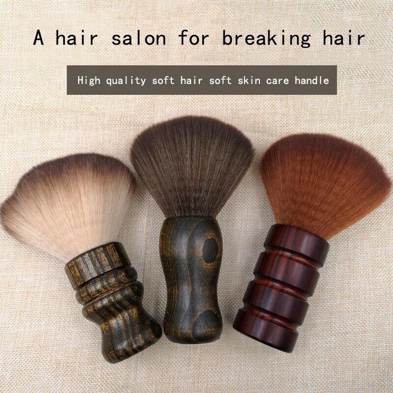 Soft Barber Neck Face Duster Brush Cleaning Hairbrush Hair Sweep Brush Salo E8N9