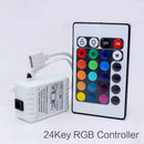 24Keys LED RGB Controller DC12V IR Remote Controller for LED Strip Lights