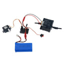 AX7S 2.4GHz 3CH 2 in 1 Remote Control Transmitter and Receiver USB Cable for RC