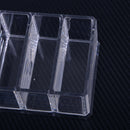 Clear Acrylic Compact Holder Powder Blush Storage Makeup Case Organizer 8 Slot