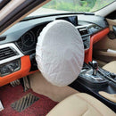 Car Steering Wheel Sun Shade Cover Double Thicken cloth Anti-Hot Reflect Sun