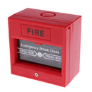 Emergency Door Release Fire Alarm Home Security Glass Break Alarm Button Red