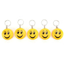 Cartoon Emoji Design Led Keys chain With Sound Flashlight Kid Pig Key Ring LJ