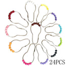 24PCS Shower Curtain Hooks Rings Stainless Steel Shower Curtain Ring an ATN PIA