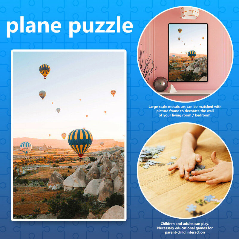 1000pcs DIY Hot Air Balloon Assemble Picture Puzzles Toys for Adults Kids