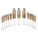 3 Clip Head+10 Collet+1 Wrench Twist Hand Drill Kit Electric Drill Bits