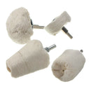 4x 1/4" Shank Rotary Tool Polishing Mop Buffing Wheel Polish Pad Polisher D D4T4