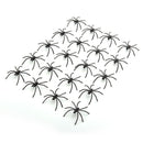 20Pcs Plastic Black Spider Joking Toys Halloween Party Decoration Realistic  OZ