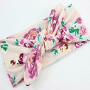 Baby Girls Rabbit Ears Elastic Hair Bands Flowers Bowknot Headband