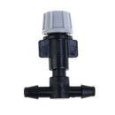 5x Adjustable Misting Nozzle with Tee Joint for Watering Irrigation Sprinkl3 Gw