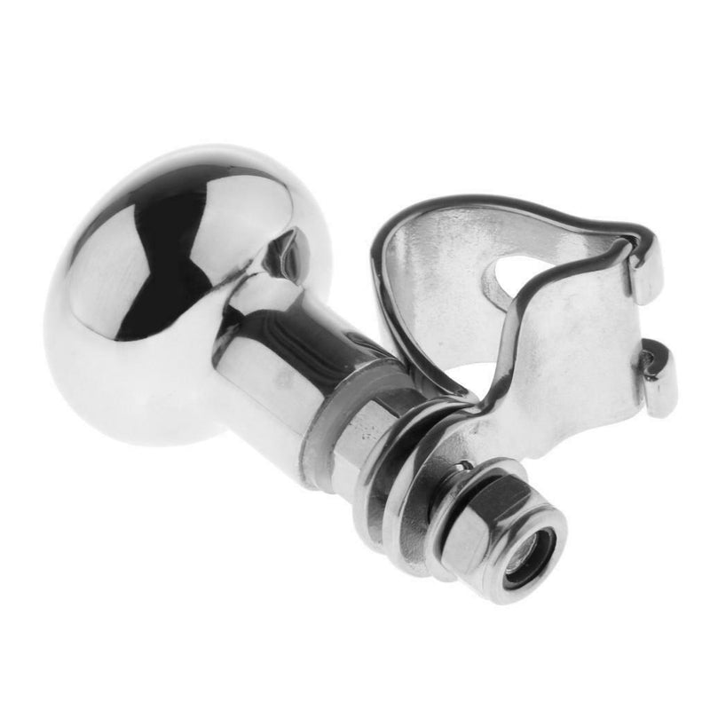 1 Set Boat Steering Wheel Knob Stainless Marine 65mm Fits for Dia 3/4" or 1"