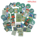 46x DIY Avocado Craft Calendar Scrapbook Album Diary Book Decor Paper StickersJR