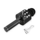 Bluetooth Karaoke Microphone Wireless Speaker Handheld Studio Mic (Black)