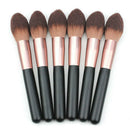 Flame Kabuki Contour Face Powder Foundation Blush Brush Makeup Cosmetic Tool