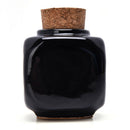 1pc Ceramic Glass Dappen Dish Bottle Liquid Bowl Cup With Wood Lid lj