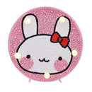 DIY Diamond Painting Rabbit Cross Stitch Embroidery Light Kit Decor (HD14)