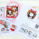 Poked Bag Christmas Elk Craft Set Felt Material Wool Package Box Needle 5671