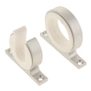 Aluminum Fishing Rod Rack Reel Storage for Boat Yacht - White