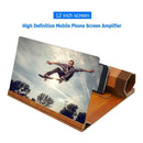 12 inch Wood Phone Screen Magnifier Stand Cellphone Display Amplifying Holder