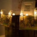 4.2M Photo Clip Lamp String Battery Powered 40 LEDs Clip Lights f. Party Decor
