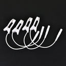 2pcs 2.0mm ear pain relief clip tens electrode lead wire connecting cable LJ