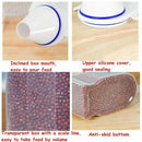 2KG Food Grain Cereals Bean Rice Plastic Storage Container With Measuring C