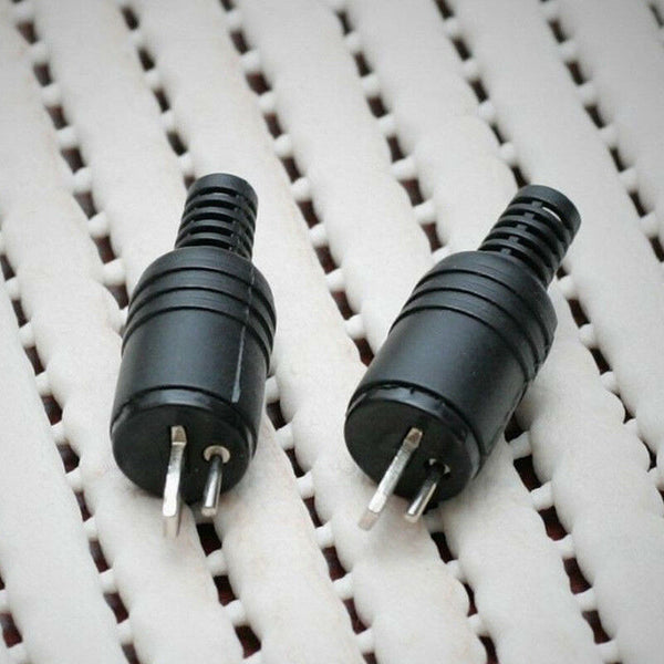 2 pin DIN Plug Speaker and HiFi Connector Screw Terminals [2 Pack]   Z