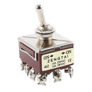 AC 15A/250V 10A/380V 12 Screw Terminals On/On 4PDT Toggle Switch