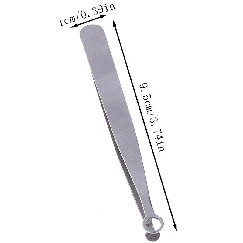 Eyebrow Tweezer Cool Stainless Steel Round Tip Eyebrow Hair Removal TweezersBX