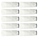 (10x) Filter Socks Felt 200 Micron Sock Aquarium Fish Tank Wet Dry Sump White