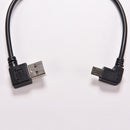Micro USB 5 Pin Male to USB 2.0 A Male Cable Converter 90 Degree Adapter EW  Tw
