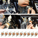 10X ATV Quad Petrol Gas Inline Fuel Filter Dirt Pit Bike Minimoto Motorcycle FT