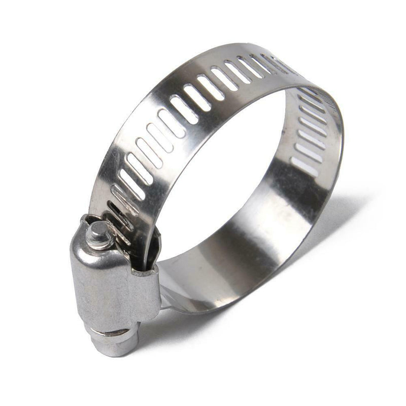60pcs Stainless Steel Hose Clamp 6-38mm Range Worm Gear Fuel Line Clamp K1B