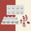8 Cavity Diamond Polygonal Silicone Cake Mold French Dessert Mousse Pastry SEAU
