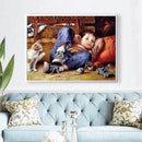 Diamond Painting Full Square Portrait Diamond Embroidery Nature Picture Of