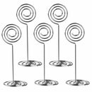 10pcs Swirl Table Number Photo Holder Stands for Weddings Party Gatherings U2J2