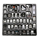 42 PCS Domestic Sewing Machine Presser Foot Snap On For Brother Singer Set Kits