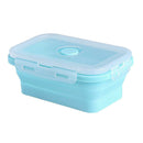 Folding Silicone Bowl Lunch Box Food Container for Office School Camping