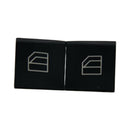2Pieces Electric Window Control Switch Button Cap For Mercedes ML GL R Class