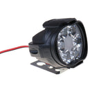 1Pc 6-LED White Motorcycle Car Headlight Spot Light DRL Driving Fog LampsBD3C