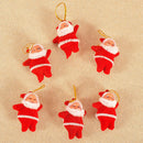 6pcs Christmas Santa Claus Ornaments Festival Party Tree Hanging Decorationâ„–[